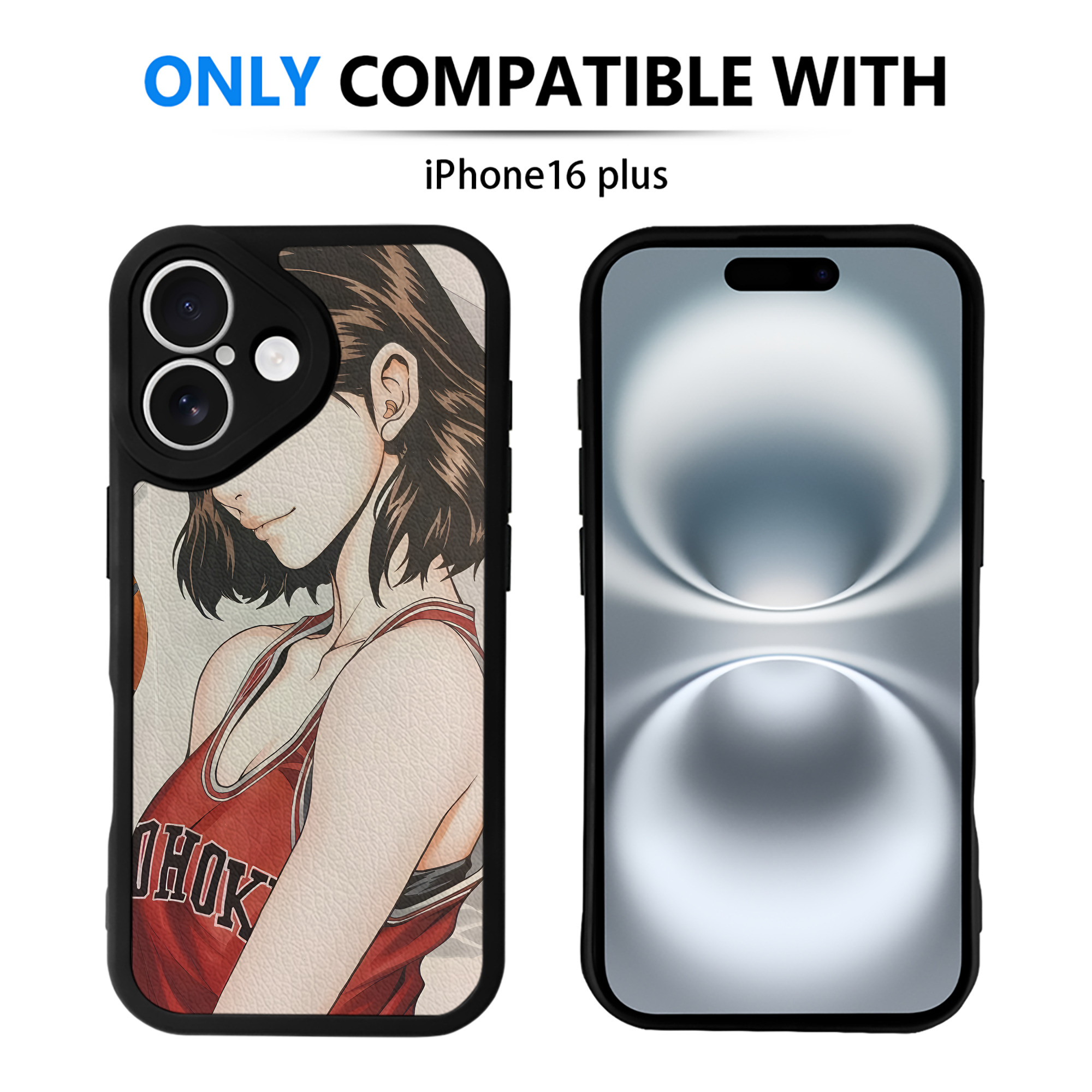 （画像用） SLAM DUNK／スラムダンク 【iPhone 16シリーズ対応】シリコンスマホケース（レザー調） 材質：シリコン